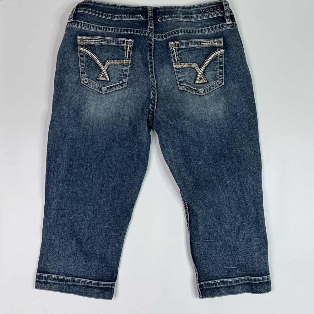 Vigoss Denim Capri Pants Size 16 - Picture 4 of 12